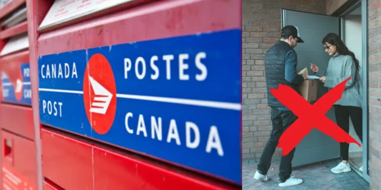 Canada Post door to door delivery ending